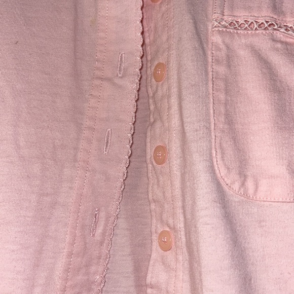 Vintage Short Sleeve Button Down Top - Picture 4 of 7
